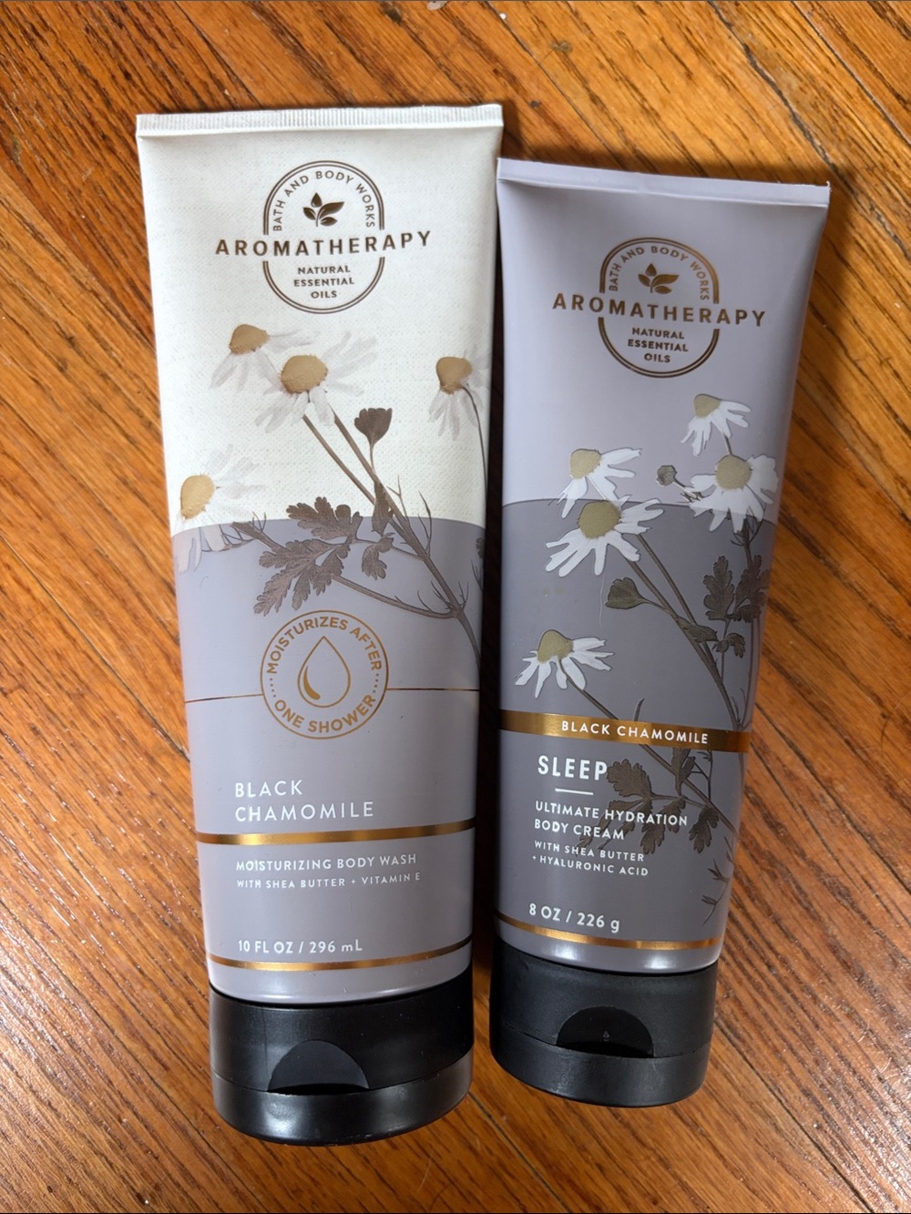 therapy Black Chamomile Body Wash & Body Cream - Gray